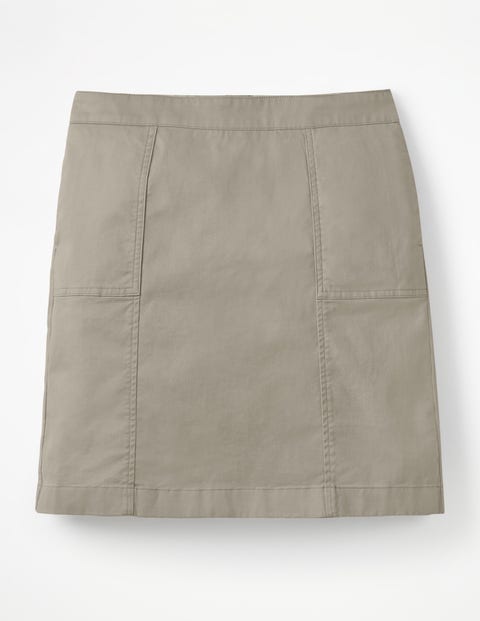 Helena Chino Skirt - Soft Stone Helena Chino Skirt - Soft Stone