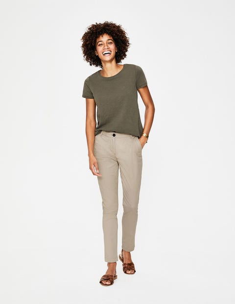 Helena Chino Pants - Soft Stone Helena Chino Pants - Soft Stone