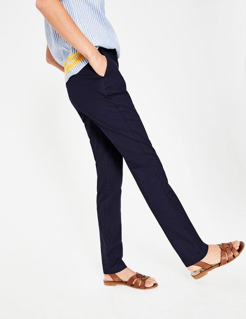 Helena Chino Trousers - Navy Helena Chino Trousers - Navy