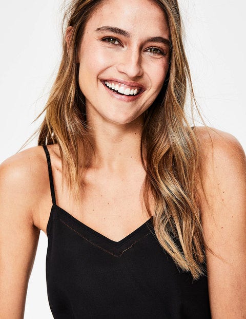 Silk Cami - Black Silk Cami - Black