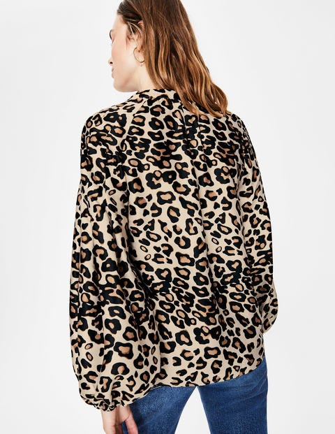 Harriet Blouse - Oatmeal, Wild Cat Harriet Blouse - Oatmeal, Wild Cat
