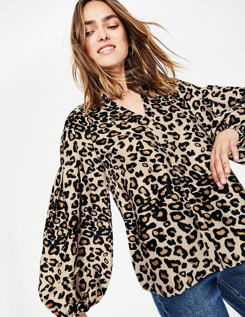 Harriet Blouse - Oatmeal, Wild Cat Harriet Blouse - Oatmeal, Wild Cat