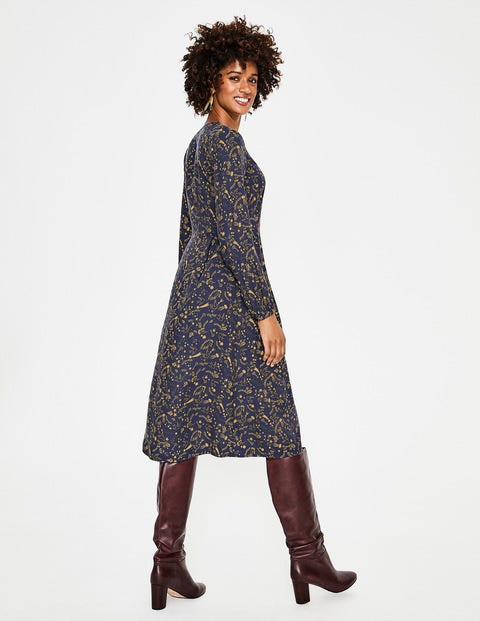 Easy Midi Dress - Navy, Mystic Woodland Easy Midi Dress - Navy, Mystic Woodland