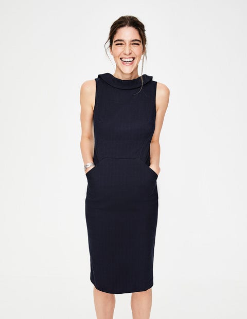 Seam Detail Martha Dress - Navy Seam Detail Martha Dress - Navy