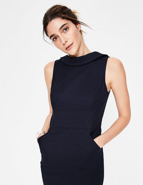 Seam Detail Martha Dress - Navy Seam Detail Martha Dress - Navy