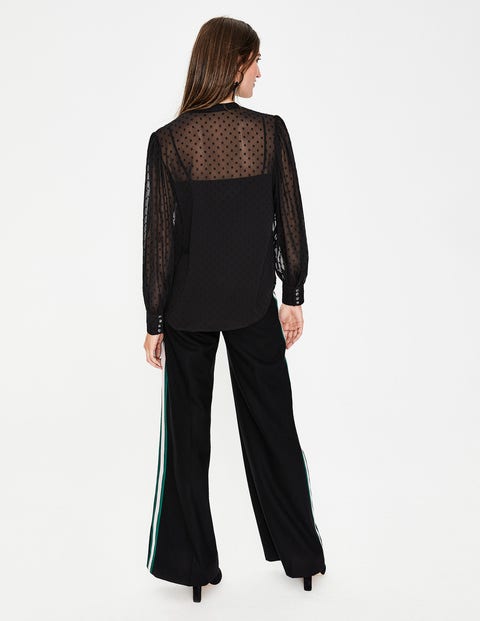Lyra Blouson Sleeve Shirt - Black Lyra Blouson Sleeve Shirt - Black