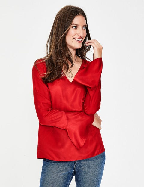 Lucie Top - Poinsettia Lucie Top - Poinsettia