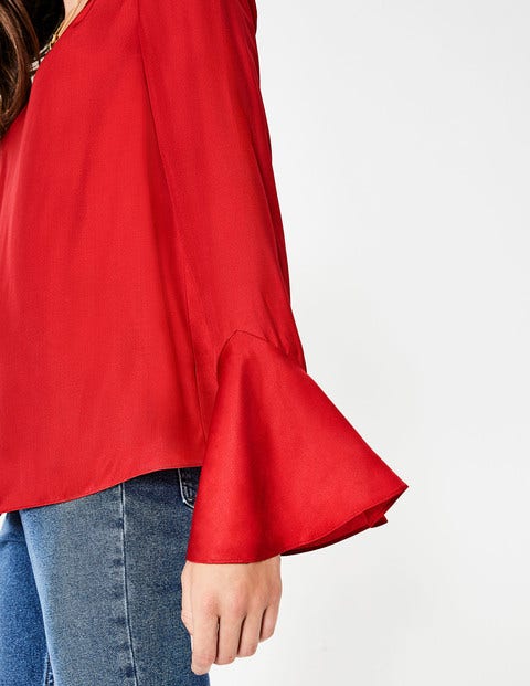 Lucie Top - Poinsettia Lucie Top - Poinsettia