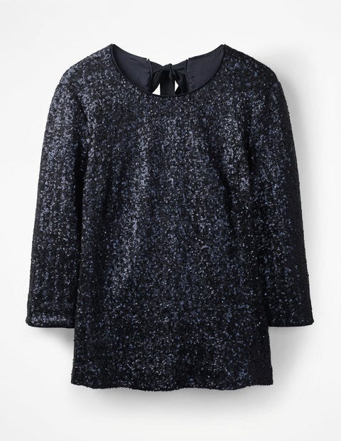 Emmy Sequin Top - Navy Emmy Sequin Top - Navy