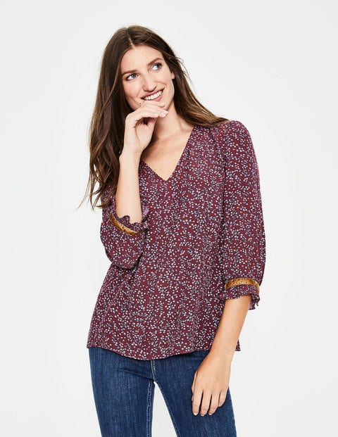 Winnie Top - Dark Burgundy, Twinkle Vine Winnie Top - Dark Burgundy, Twinkle Vine