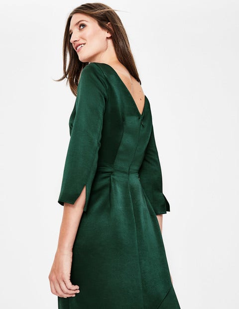 Rebecca Satin Maxi Dress - Chatsworth Green Rebecca Satin Maxi Dress - Chatsworth Green