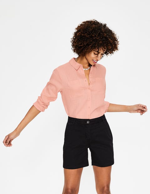 Linen Shirt - Chalky Pink Linen Shirt - Chalky Pink