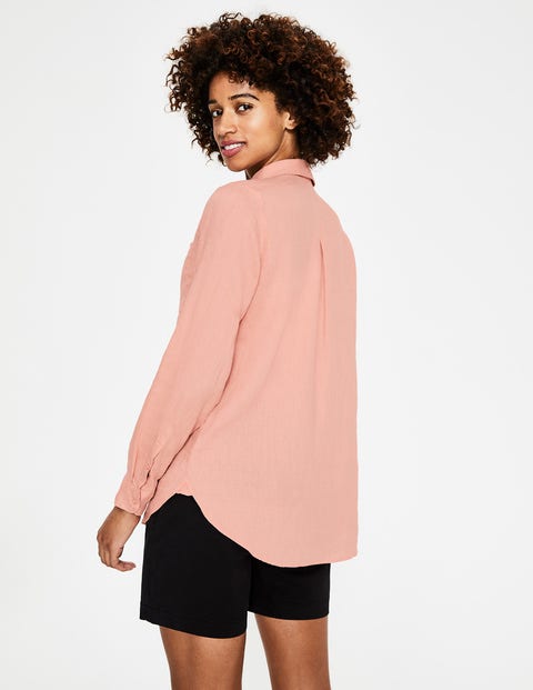 Linen Shirt - Chalky Pink Linen Shirt - Chalky Pink