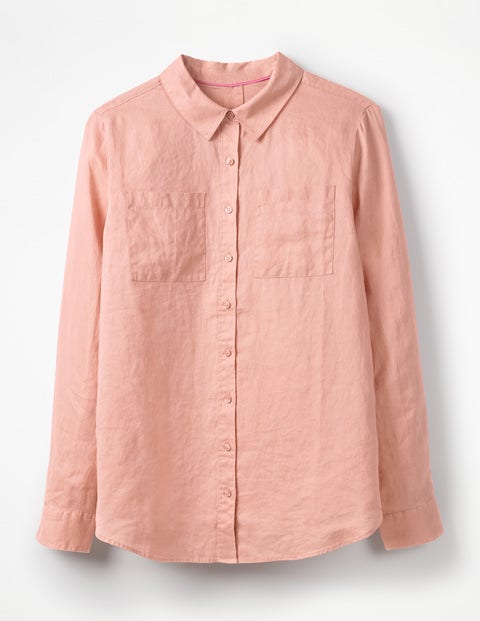 Linen Shirt - Chalky Pink Linen Shirt - Chalky Pink