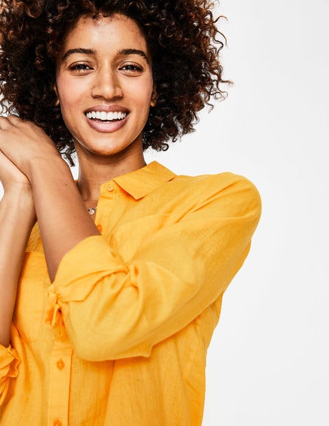 Linen Shirt - Happy Linen Shirt - Happy