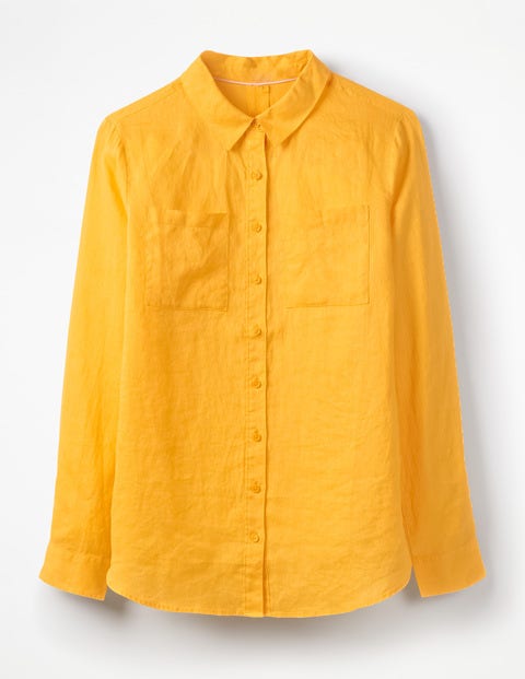 Linen Shirt - Happy Linen Shirt - Happy