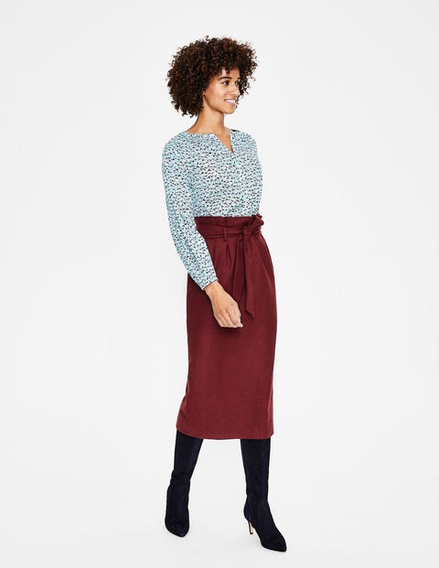 Esme Blouse - Heron Blue Crocus Flower Esme Blouse - Heron Blue Crocus Flower