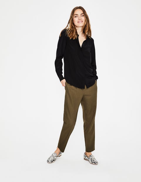 Silk Shirt - Black Silk Shirt - Black
