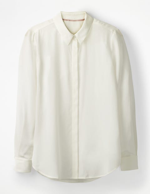 Silk Shirt - Ivory Silk Shirt - Ivory