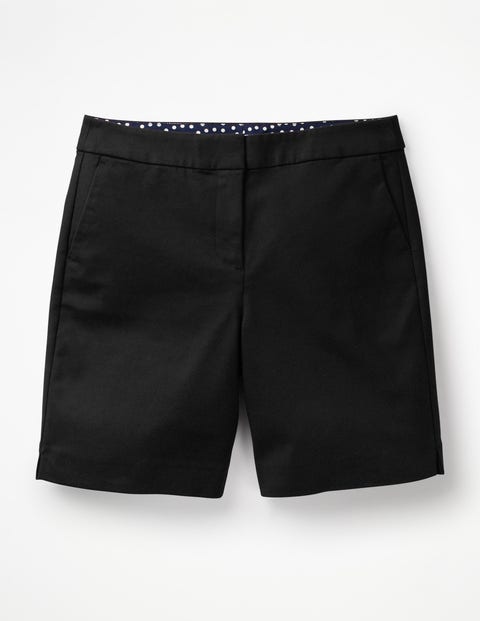 black shorts