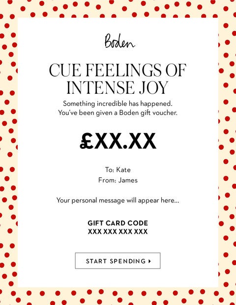 E Gift Voucher - Brand Spot E Gift Voucher - Brand Spot