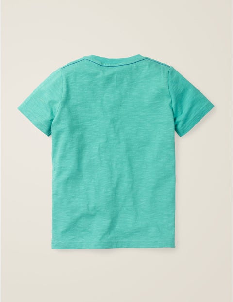 Slub Washed T-Shirt - Sea Breeze Blue/Duke Blue Slub Washed T-Shirt - Sea Breeze Blue/Duke Blue