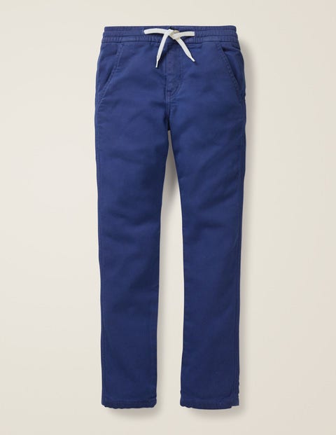Schmal Geschnittene Jersey-Jeans - Segelblau Schmal Geschnittene Jersey-Jeans - Segelblau