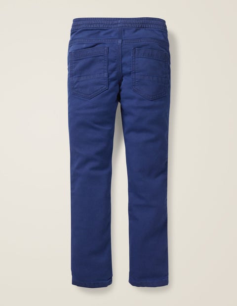 Schmal Geschnittene Jersey-Jeans - Segelblau Schmal Geschnittene Jersey-Jeans - Segelblau