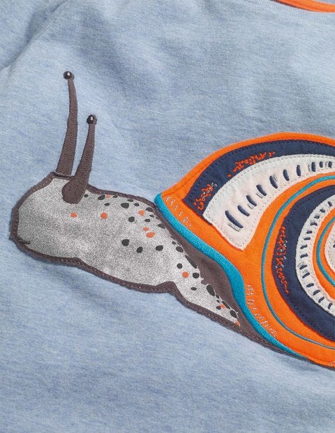 Awesome Animal T-Shirt - Provence Blue Snail Awesome Animal T-Shirt - Provence Blue Snail