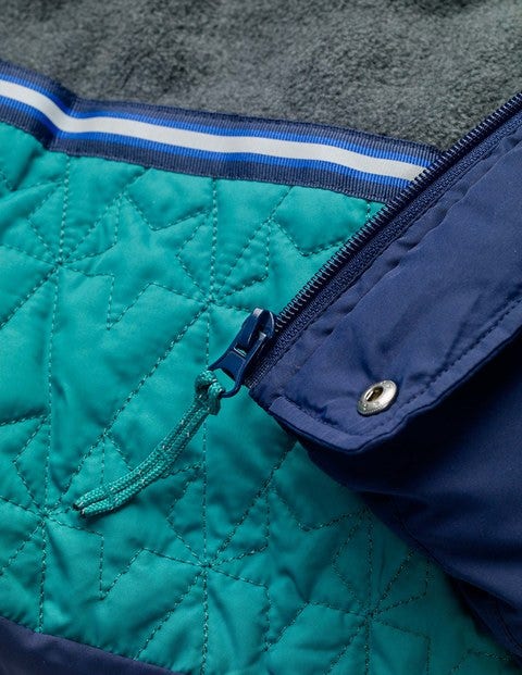 Shower Resistant Padded Jacket - College Blue Shower Resistant Padded Jacket - College Blue
