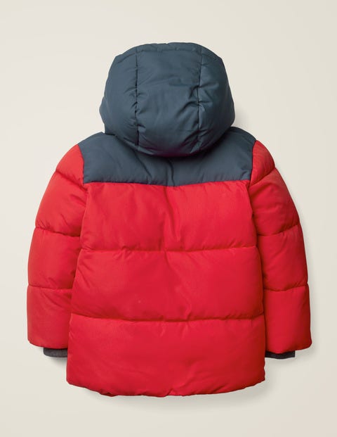 Shower Resistant Padded Jacket - Rockabilly Red/Stormy Blue Shower Resistant Padded Jacket - Rockabilly Red/Stormy Blue