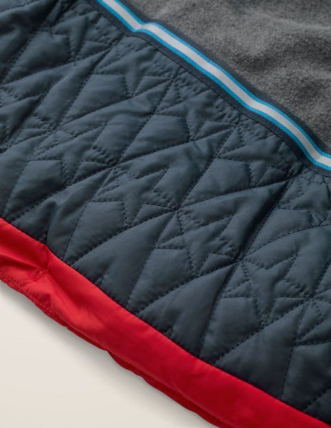 Shower Resistant Padded Jacket - Rockabilly Red/Stormy Blue Shower Resistant Padded Jacket - Rockabilly Red/Stormy Blue