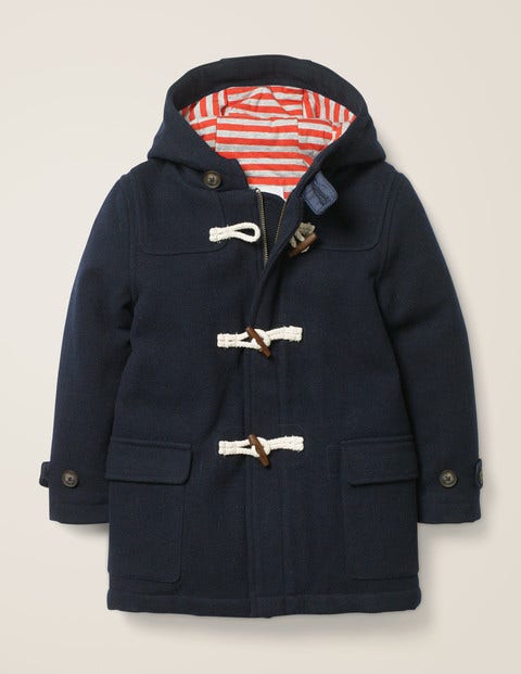 Wool Duffle Coat - Navy Wool Duffle Coat - Navy