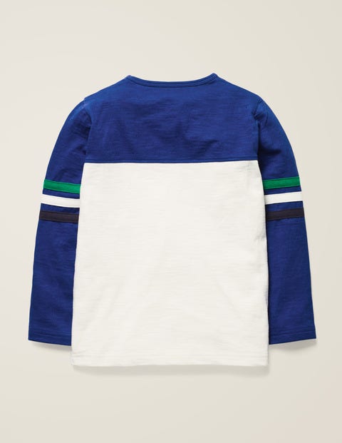 Football T-Shirt - Blue Gem/Ivory Football Football T-Shirt - Blue Gem/Ivory Football