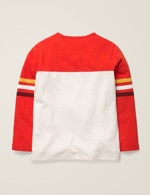 T-Shirt De Football - Ballon de foot rouge fusée/ivoire T-Shirt De Football - Ballon de foot rouge fusée/ivoire