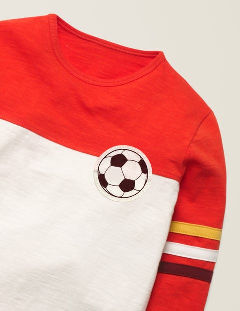Football T-Shirt - Rocket Red/Ivory Football Football T-Shirt - Rocket Red/Ivory Football