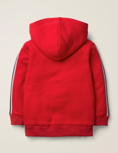 Shaggy-Lined Zip-Up Hoodie - Rockabilly Red Shaggy-Lined Zip-Up Hoodie - Rockabilly Red