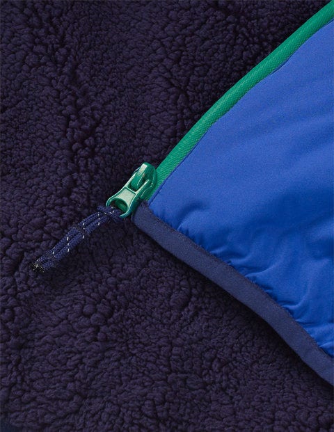 Teddy-Lined Anorak - Blue Heron Teddy-Lined Anorak - Blue Heron