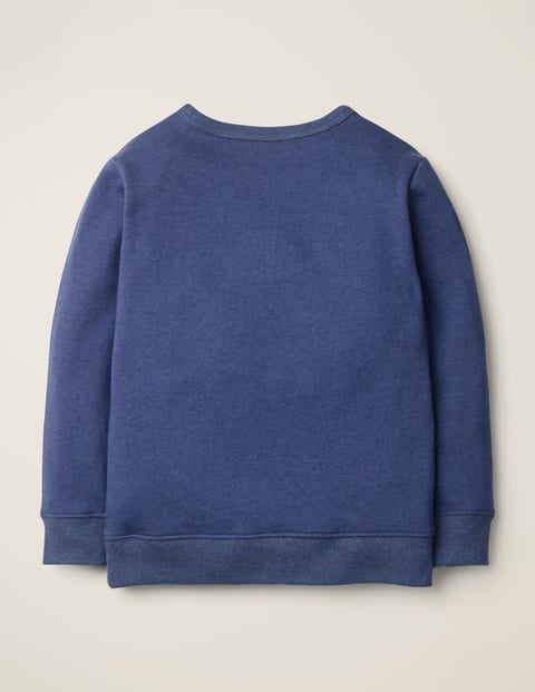 Textured Adventure Sweatshirt - Navy Blue Marl Adventure Textured Adventure Sweatshirt - Navy Blue Marl Adventure
