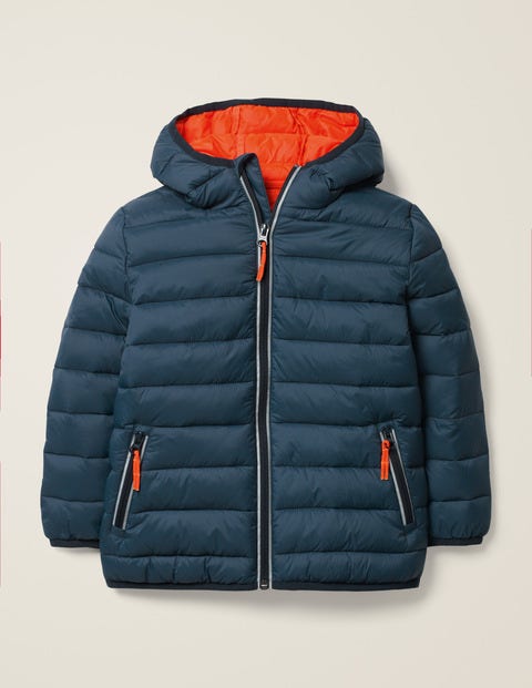 Pack-Away Padded Jacket - Stormy Blue | Boden US