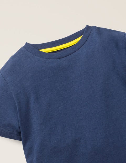 Slub Washed T-Shirt - College Blue Slub Washed T-Shirt - College Blue