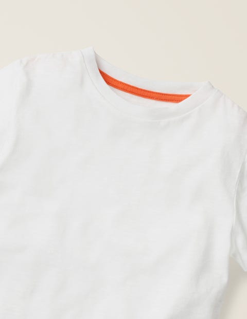 Slub Washed T-shirt - White Slub Washed T-shirt - White