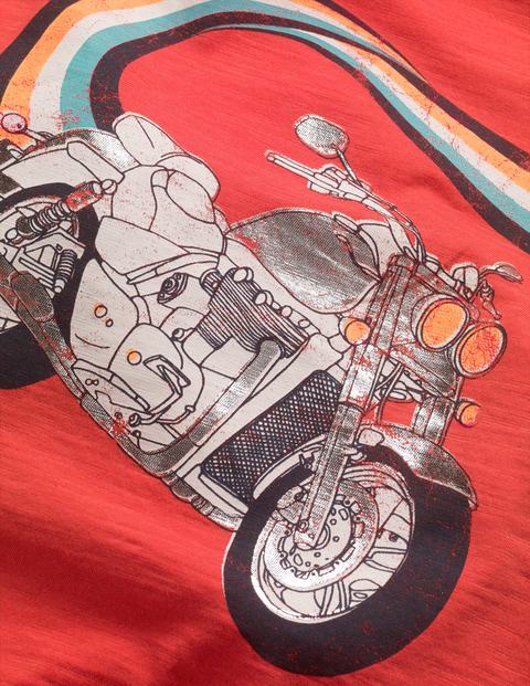 Metallic Fast Vehicle T-Shirt - Carmine Red Motorbike Metallic Fast Vehicle T-Shirt - Carmine Red Motorbike