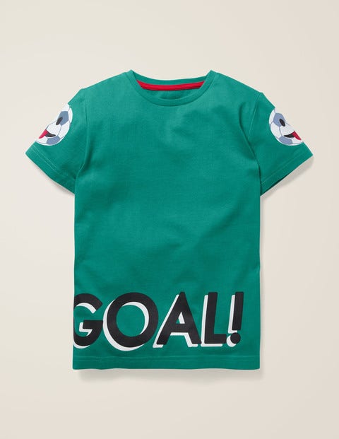 Sporty Emoji T-Shirt - Hike Green Football Sporty Emoji T-Shirt - Hike Green Football