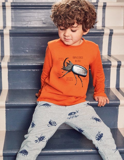 Insect Facts T-Shirt - Neon Orange Beetle Insect Facts T-Shirt - Neon Orange Beetle