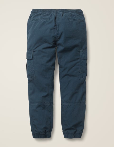 Lined Utility Cargo Trousers - Stormy Blue Lined Utility Cargo Trousers - Stormy Blue