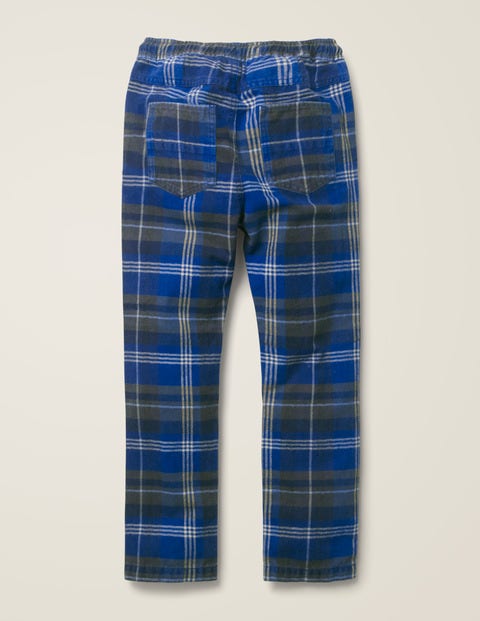 Relaxed Slim Pull-On Pants - College Blue/Terrain Green Relaxed Slim Pull-On Pants - College Blue/Terrain Green