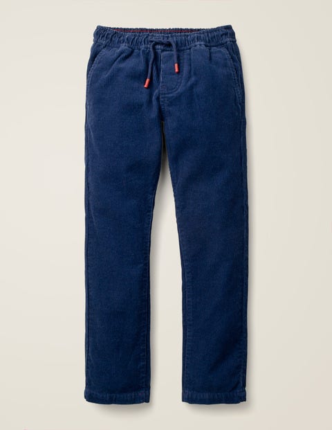 Relaxed Slim Pull-On Pants - College Blue Cord Relaxed Slim Pull-On Pants - College Blue Cord