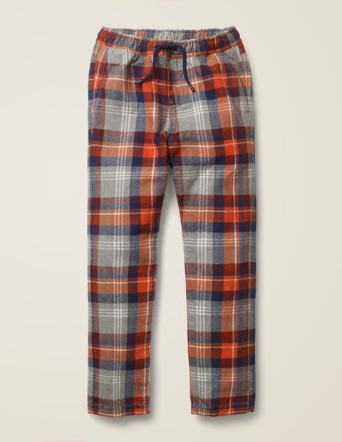 Relaxed Slim Pull-On Pants - Grey Marl/Rocket Red Relaxed Slim Pull-On Pants - Grey Marl/Rocket Red
