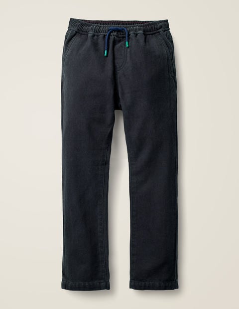 Pantalon Slim Et Décontracté À Enfiler - Chevrons bleu universitaire Pantalon Slim Et Décontracté À Enfiler - Chevrons bleu universitaire